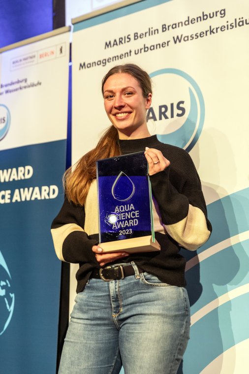 Gewinnerin des AQUA SCIENCE AWARD 2023: Elisa Zscherper